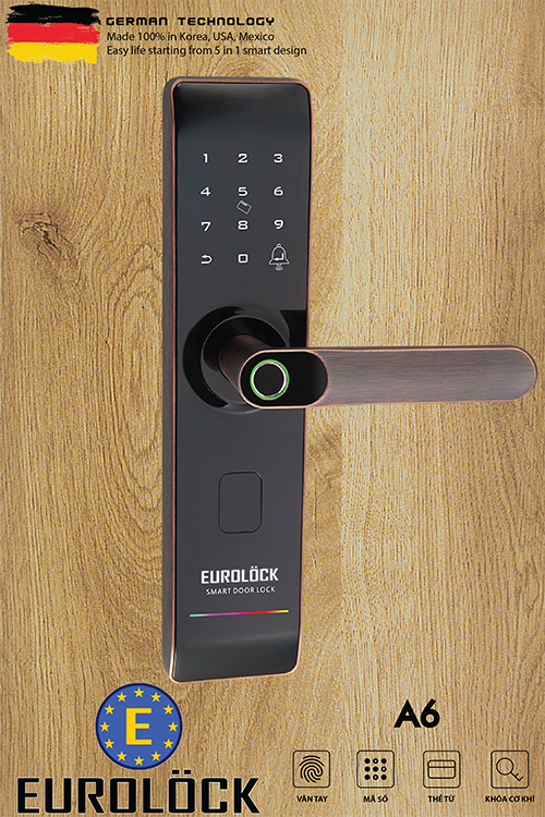 Khoá vân tay EUROLOCK A6